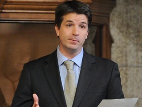 Bloc MP Jean-Francois Fortin is one of two Quebec MPs forming a new party, Forces et Democratie.