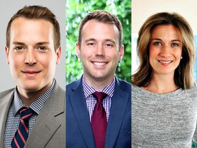 Mathieu Fleury, Marc Aubin and Catherine Fortin LeFaivre are the front-runners in the race for the Rideau-Vanier council seat.