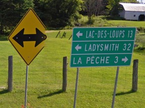 Masham has gone missing from highway signs, its name banned by a Quebec rule that effectively hides the village from drivers on the newly extended Highway 5.