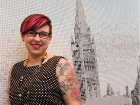 It’s what you like that counts, not anyone else, says Sarah Kidder, who helped bring a giant tile mosaic of the Parliament Buildings to life in a downtown condo.