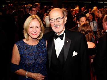 NAC president and CEO Peter Herrndorf with his sister, Kiki Delaney, director emeritus with the NAC Foundation, at the National Arts Centre on Thursday, Oct. 2, 2014, for the 18th annual NAC Gala for the National Youth and Education Trust.