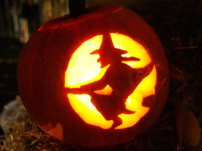 Halloween jack o'lantern near Rideau Hall.