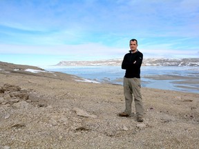 Paul Sokoloff on Somerset Island in the Arctic. He's competing for a chance to be part of a year-long simulation of a mission to Mars.