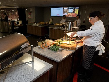 Pinty's Pub and Grill in the lower concourse as the Ottawa 67's held their home opener in the renovated TD Place arena.