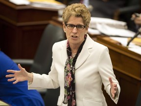 Ontario Premier Kathleen Wynne shown in this file photo of the Ontario legislature.