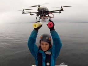 Researchers are going to new heights to monitor and help the recovery of killer whales off British Columbia's coast. They used a drone hexacopter to get a birds-eye view of the orca to determine whale's health.