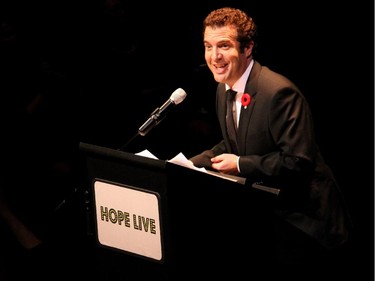 Rick Mercer, star of CBC's The Rick Mercer Report, was back to entertain the crowd as hilarious host of the 6th annual Hope Live charity gala for Fertile Future, held Monday, Oct. 27, 2014, at the GCTC.