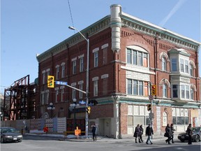 The back section of Somerset House's wall along Somerset Street is in rough shape and needs to be demolished. The heritage building partially collapsed in 2007 but there has been little effort to redevelop the property.