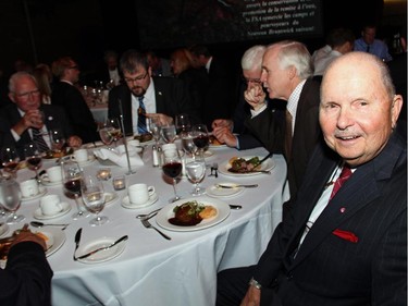 Spotted at the Fall Run Dinner for the Atlantic Salmon Federation, held Wednesday, Oct. 8, 2014, at the Canadian Museum of History, was recreational fisherman Donald Beanlands, founding chief of cardiology at the University of Ottawa Heart Institute.