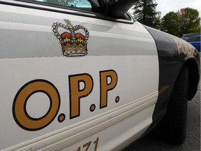 A man is dead after a tractor trailer spilled its load of logs and crashed into a westbound vehicle on Highway 17 just west of Pembroke.