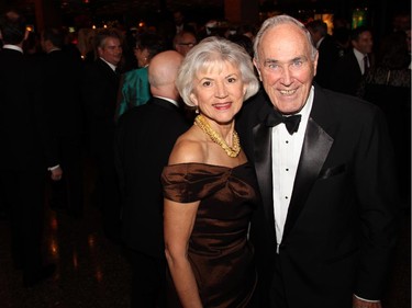 Supreme Court of Canada Chief Justice Beverley McLachlin with her husband, Frank McArdle, at the 18th annual NAC Gala, held Thursday, Oct. 2, 2014, at the National Arts Centre.