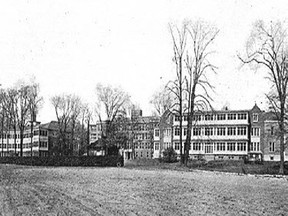 The Royal Ottawa Sanatorium, pictured in 1935, opened in 1910. The last tuberculosis ward closed in 1970.