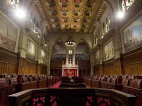 The Senate chamber, Centre Block, Ottawa