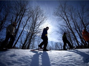 The NCC says it offers a wide array of services to snowshoers, including snow removal at parking lots, washrooms, patrols, shelters and fire pits, and access to overnight winter camping facilities.