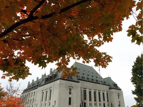 The Supreme Court of Canada in Ottawa on Wednesday, October 15, 2014. The SCOC is hearing arguments in the landmark death with dignity lawsuit.