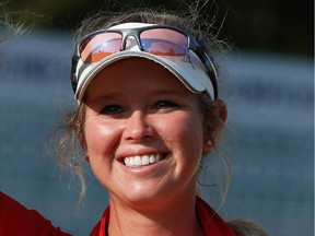 Brittany Henderson's final-round 7-over 79 left her in a tie for 78th place in a second-stage qualifier at Venice, Fla.