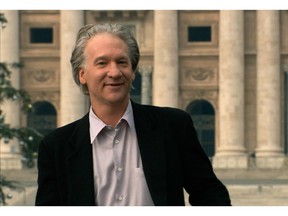 Bill Maher outside the Vatican City in RELIGULOUS. Photo courtesy of Lionsgate