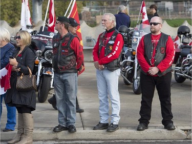 Veterans attend the funeral procession for Cpl. Nathan Cirillo.