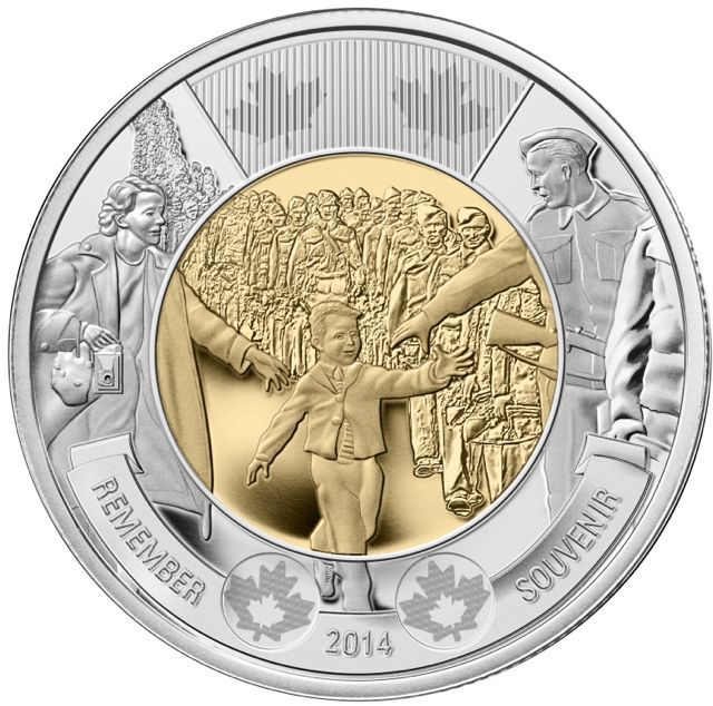 Royal Canadian Mint issues new 2 coin to commemorate Second World