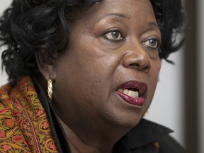 OTTAWA, ONTARIO: November 8, 2012 -- Jean Augustine, former Chretien cabinet minister, meets the editorial board in her capacity as Fairness Commissioner (she advocates for people with foreign credentials, removal of unnecessary licensing barriers for immigrants, etc.) (Photo by Wayne Cuddington / Ottawa Citizen) 110967