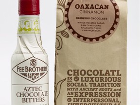 Aztec Chocolate Bitters and Oaxacan Cinnamon Drinking Chocolate from Chocosol (Pat McGrath / Ottawa Citizen)