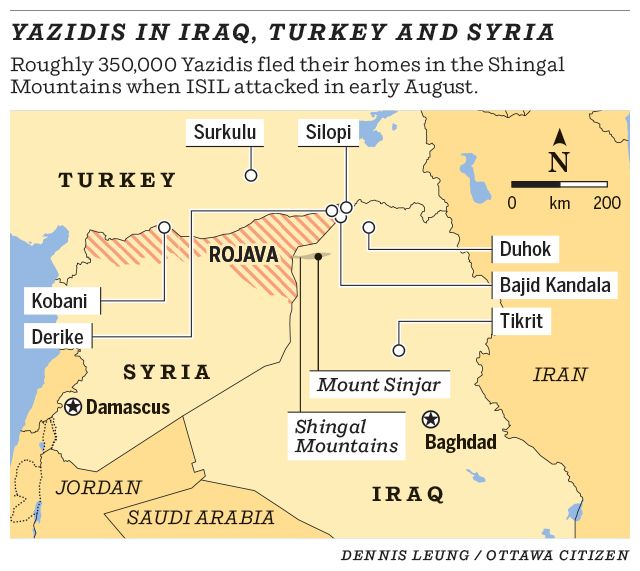 Yazidis in Iraq, Turkey and Syria