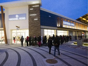 Tanger Outlets in Kanata are relatively quiet  early on Black Friday.