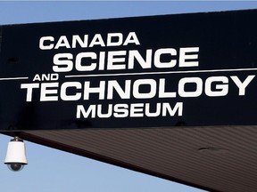 The sign for the Canada Science and Technology museum in Ottawa is seen on Friday, November 12, 2010. One of Ottawa's major museums is closing for an indefinite period due to unacceptable levels of airborne mould. THE CANADIAN PRESS/Pawel Dwulit