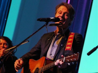 Canadian music icon Jim Cuddy performed with Anne Lindsay and Colin Cripps at the Gold Medal Plates dinner held at the Shaw Centre on Monday, November 17, 2014.