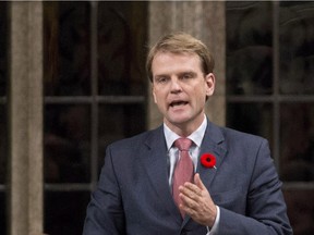 Citizenship and Immigration Minister Chris Alexander speaks in the House of Commons on Monday November 3, 2014 in Ottawa.