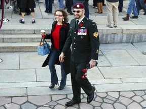 Franck Gervais was accused of impersonating a Canadian soldier.