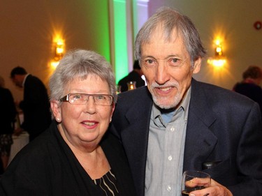 Former Nepean mayor Mary Pitt with her husband, Ron, at the Italian-themed Mangia! Mangia! gala for the Queensway Carleton Hospital, held Saturday, Nov. 8, 2014, at the Sala San Marco.