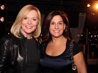 From left, Krista Kealey on Wednesday, November 19, 2014, at Lago with Susan Firestone, an organizing committee member for the upcoming charity gala that fashion specialty retailer Nordstrom is hosting in March, when it opens a new store at the Rideau Centre.