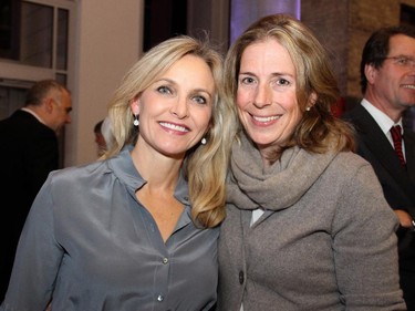 From left, Whitney Fox with Hattie Klotz, a board member with the Ottawa Writers Festival, attended the launch of author Andrew Cohen's new book, Two Days in June: John F. Kennedy and the 48 Hours that Made History.