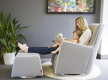 Stylish enough for any room in your home, you’d never know the Monte glider is meant for nursing.