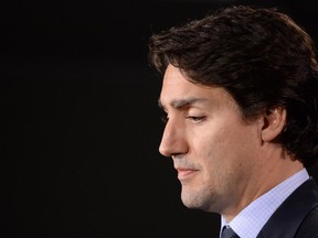 Liberal Leader Justin Trudeau speaks at a news conference on Parliament Hill in Ottawa, Wednesday, Nov. 5, 2014.