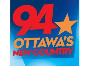 Logo for Ottawa's New Country 94 radio station.