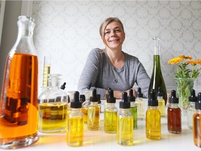 Magdalena Tomczak, owner of Woman Divine, makes her own skincare line depending on the person's skin type.