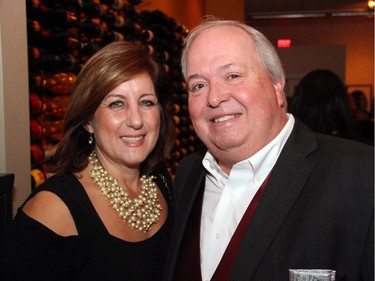 Mary Browne and volunteer auctioneer Kent Browne of Royal LePage, Team Realty and Gale Real Estate, attended the Queensway Carleton Hospital's Italian-styled gala, held Saturday, Nov. 8, 2014, at the Sala San Marco.