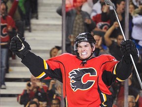 Flames coach Bob Hartley raves about the maturity of Sean Monahan, above.