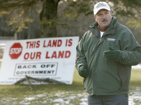 Jack MacLaren when he was president of the Ontario Landowners Association, before becoming the MPP for Carleton-Mississippi Mills.