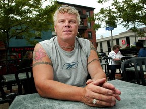 A 2005 photo of Pete Cassidy, an ex-con and former hard-core addict who turned his life around. He walked Ottawa's streets with his backpack giving the homeless some of what they needed: Socks, underwear, cigarettes, a hug.