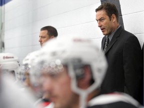 Ottawa 67's rookie head coach Jeff Brown, seen in a file photo, thought his third and fourth lines won the game in Guelph.