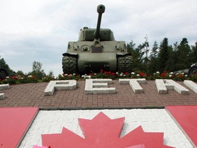 A Canadian soldier was killed in a work-related accident while working on a vehicle at Camp Petawawa Friday night.