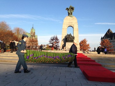 Preparations are well underway for Ottawa's Remembrance Day Ceremony on November 11, 2014.