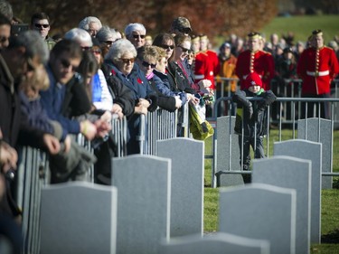 Remembrance Day ceremony held at the National Military Cemetery at Beechwood Cemetery Tuesday November 11, 2014.
