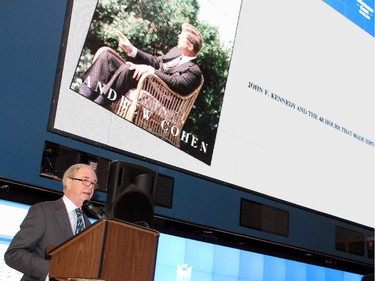 Respected journalist Don Newman gave the opening remarks at the launch of Andrew Cohen's new book, Two Days in June: John F. Kennedy and the 48 Hours that Made History.