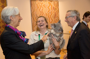 See, G20 summits can be a lot more fun with a koala in the mix!