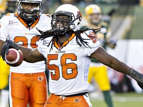 B.C. Lions linebacker Solomon Elimimian is nominated for the CFL's most outstanding and top defensive player awards.