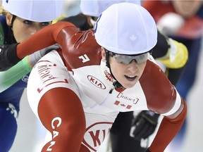 Ottawa’s Ivanie Blondin, seen in a file photo, finished sixth in the 5,000 metres at the world championships.